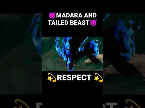 MADARA AND TAILED BEAST 😈😈💫