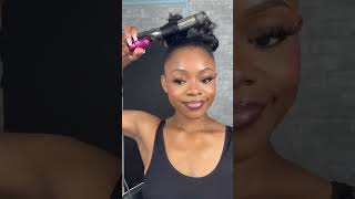 Side part w/ Swoop . Hair HACK !! tutorial on channel !  #4chairstyles #viralhair #sleekhairstyles
