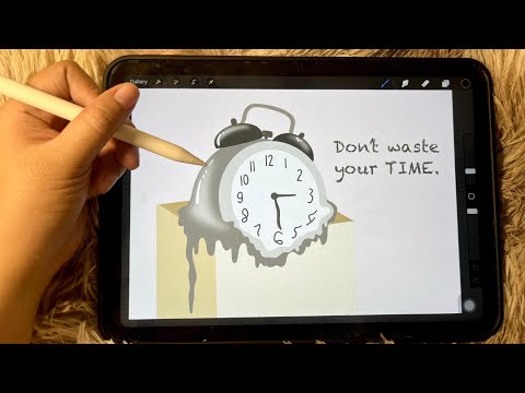 Drawing a Clock on Procreate