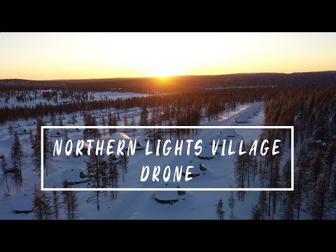 REINDEER RIDE AND DRONE AT NORTHERN LIGHTS VILLAGE