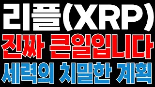 [리플코인] 진짜 큰일입니다..⚠ 세력들의 치밀한 계획💥 "이 구간" 모르면 또 당합니다😂