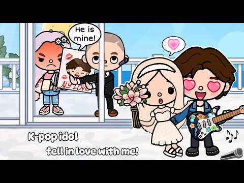 Jungkook From BTS Fell In Love With Me! 🎶🥰💜| Toca Love story | Toca Boca | #tocaboca #tocastory