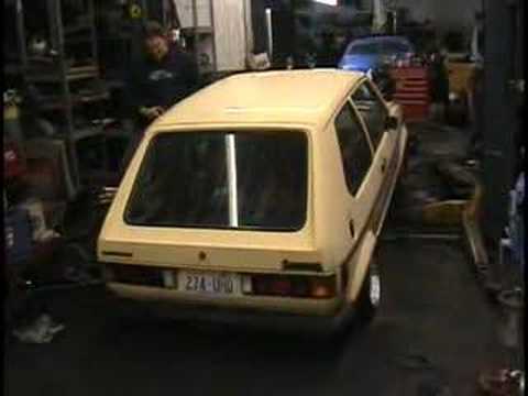 Air bagged Volkswagen Bug and Volkswagen Rabbit