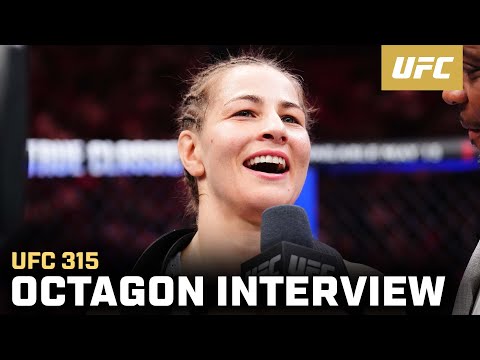 Jasmine Jasudavicius Octagon Interview | UFC 315