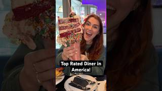 Everything I ate at the top rated diner in America! #foodie #shorts #eating #nycfood #diner