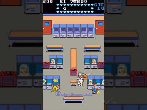 Have you ever played 1984 Konami arcade classic, Mikie? 🕹️ #arcadegame #konami #arcadegames