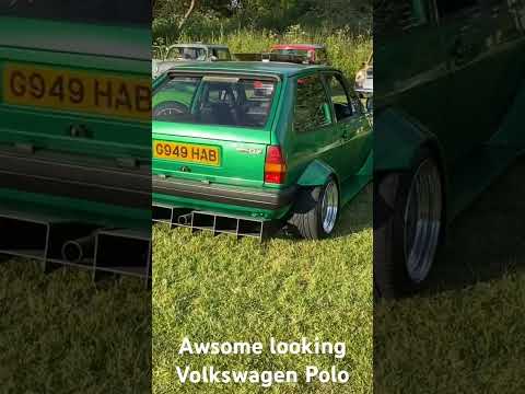 This fantastic looking VW Polo seen at Classics at Eli’s. (See the full video for more amazing cars)
