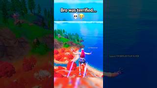 Bro was terrified… 💀 #shorts #fortnite #gaming