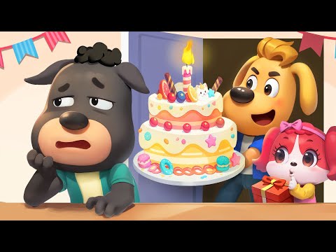 Dobie's Birthday | Happy Birthday | Fun Story | Sheriff Labrador | Kids Cartoon | BabyBus