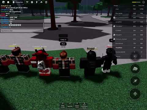 The strongest battlegrounds 6 people doing serious punch at the same time