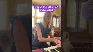 Day in the life of an indie artist 🎶 #dayinmylife #indieartist #musician