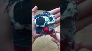 Tiny pieces of fabric. #handsewing #handmade #recycle #fabrics #reduce #recycling #zerowaste