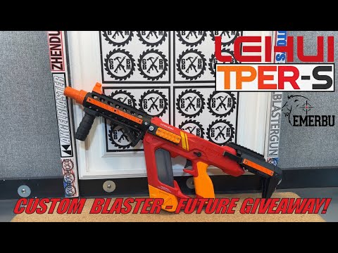 Customized (TOY) EMERBU - Le Hui TPERS Gel  Ball Blaster - M4 Handguard -HB  Stock - Future Giveaway