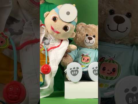 Doctor JJ is ready to check Teddy Bear's HEART❤️! CoComelon Pretend Play #checkup #shorts