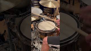 Old drum makes a new dance beat #drumgroove #dancebeats #vintagedrums #ludwigdrums  #strajkstudios