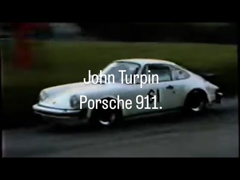 John Turpin in his Porsche 911 at Cricket St Thomas Hillclimb 1988. Taken from an old VHS tape.