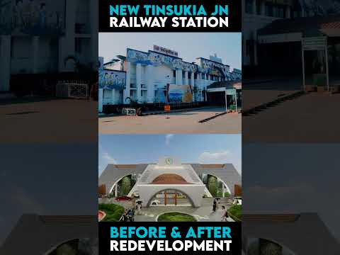 NEW TINSUKIA JN Railway Station (ASSAM) REDEVELOPMENT projects #viralshorts #shorts #railway