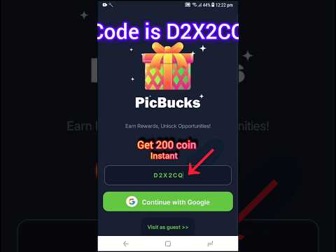 redeem code earning new application get free redeem code #picbucks app #technosubh #techaavej