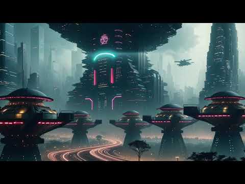 e/acc Epic Zooming Sci-fi Dreamscapes {Journey to the Future! 4k 12hrs}