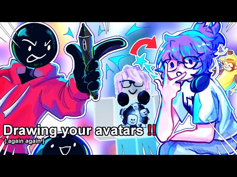 drawing YOUR ROBLOX avatars... (5k spec- I mean 10k special)