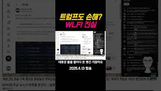 트럼프도 손해? | WLFI 월드 리버티 파이 진실.