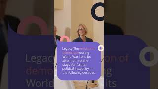 The Impact of World War I on Democracy and Dictatorship #WorldWarI#DemocracyDictatorship#WarEffect