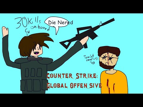 counter strike global offensive is a game in which you can walk towards terrorists and then they die