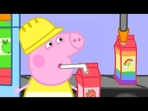Peppa Pig Works in a Juice Factory🧃🐽 Peppa Pig Tales Full Kids Episodes | 30 Minutes