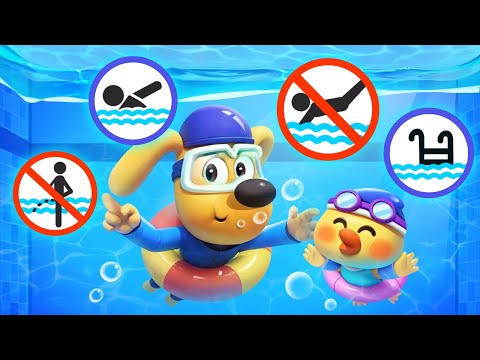 🔴LIVE | Kids Learn Safety Rules in the Pool | Useful Story for Kids | Sheriff Labrador