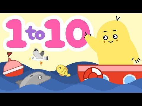 Counting 1 to 10 for Kids! Noonie’s Boat Trip! Learn Numbers 1 to 10!