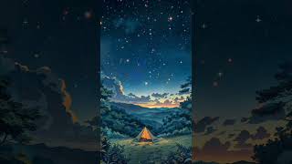 Lo-Fi Chill Beneath the Stars - Dreamy Night Music 🌙 #shorts  #chillandrelax  #moon #lofi