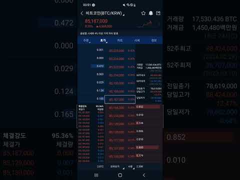비트코인 현물 신고가 달성