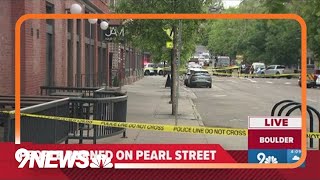 Boulder Police give update on Sunday attack on Pearl Street Mall