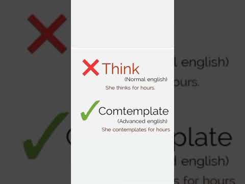 Advanced English  word for "Think"📚🔖