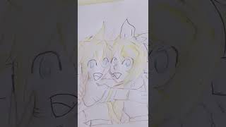 Len and Rin #vocaloid #art #sketch #drawing #viral #anime #memes #kimetsunoyaibafanart #miku