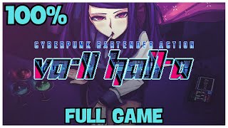 VA-11 Hall-A 100% Full Gameplay Walkthrough + All 6 Endings/All Achievements (No Commentary)