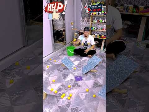 Ping Pong Ball Trick, throwing the ball over the shorts #Shorts #short