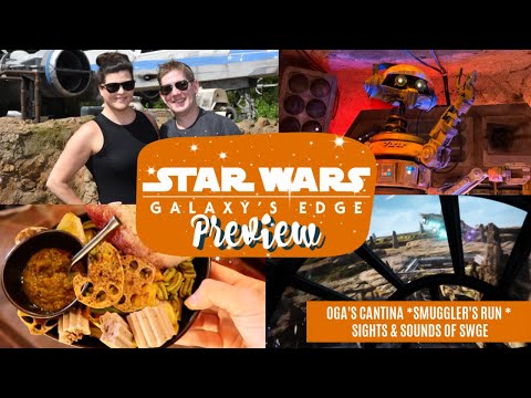 Star Wars Galaxy's Edge | Oga's Cantina Review + Smuggler's Run POV | SWGE