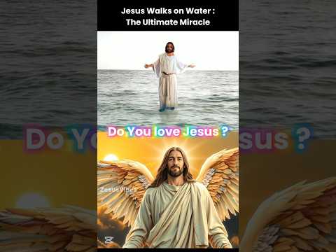 Jesus walk on water✝️ #new #shorts #papajesus