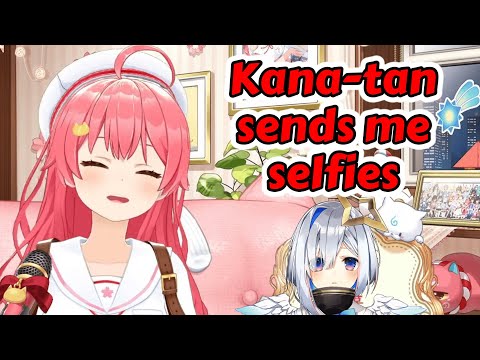 【ENG SUB】Kanata’s selfie makes Miko happy 【hololiveJP / Sakura Miko】