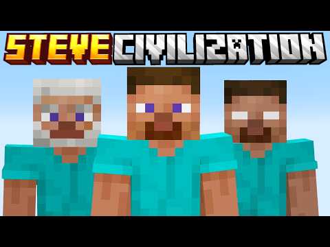 Minecraft, But I Join Steve Civilization..