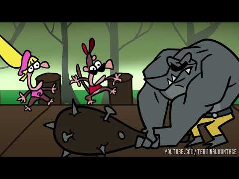 Kremling hunts Diddy and Dixie Kong (Donkey Kong Country 2 ANIMATED) @TerminalMontage
