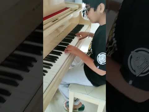 The Office theme song on Baby Grand Piano || Madhavv Diwan || #shorts