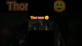 Thor now vs Thor then l 😈 🔥 l #marvel #avengersinfintywar #godofthunder #thor #viral
