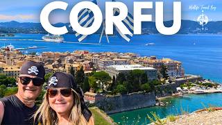 CORFU GREECE 🇬🇷 | Fun Times In Corfu Town On This Beautiful Greek Island 🏰 🏴‍☠️