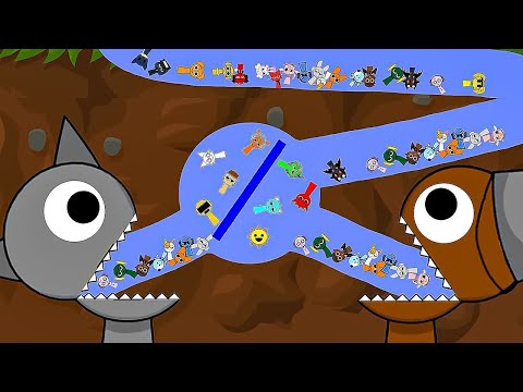 GARI and SIGH  is furious. Incredibox Sprunki but in Algodoo