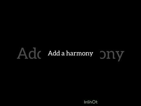 Let's Harmonize! #sing🤝