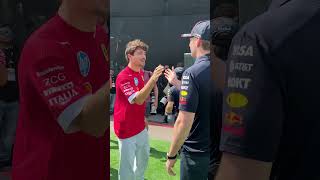 Two social butterflies 🦋 #F1 #RedBullRacing