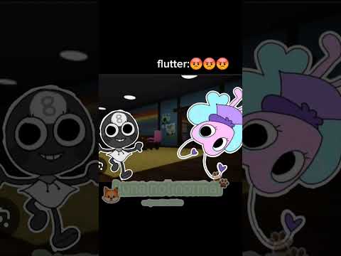 Flutter eating Toodles | ft: Toodles and flutter |