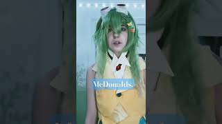 give the girl her fry, miku. #gumi #vocaloid #hatsunemiku #miku #projectsekai #anime #cosplay